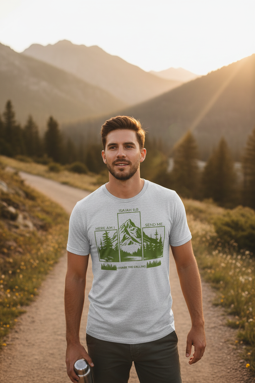 Isaiah 6:8 Here Am I Send Me Tee Lifestyle