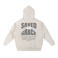 'Saved by Grace' Snow Wash Fleece Hoodie