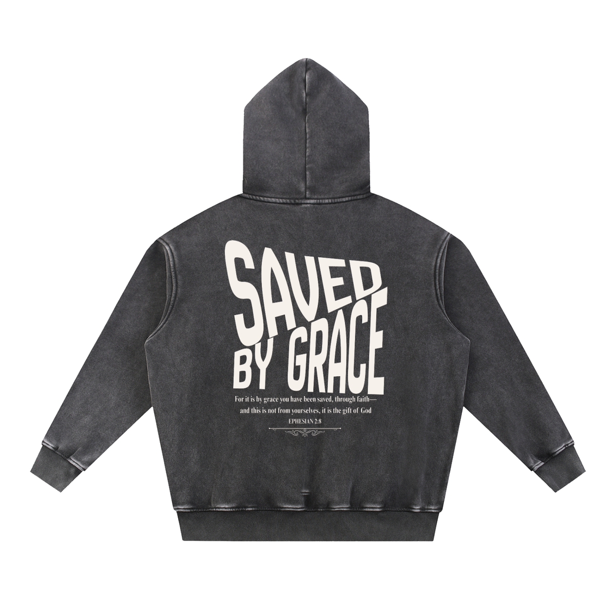 Snow Wash 'Saved By Grace' Hoodie