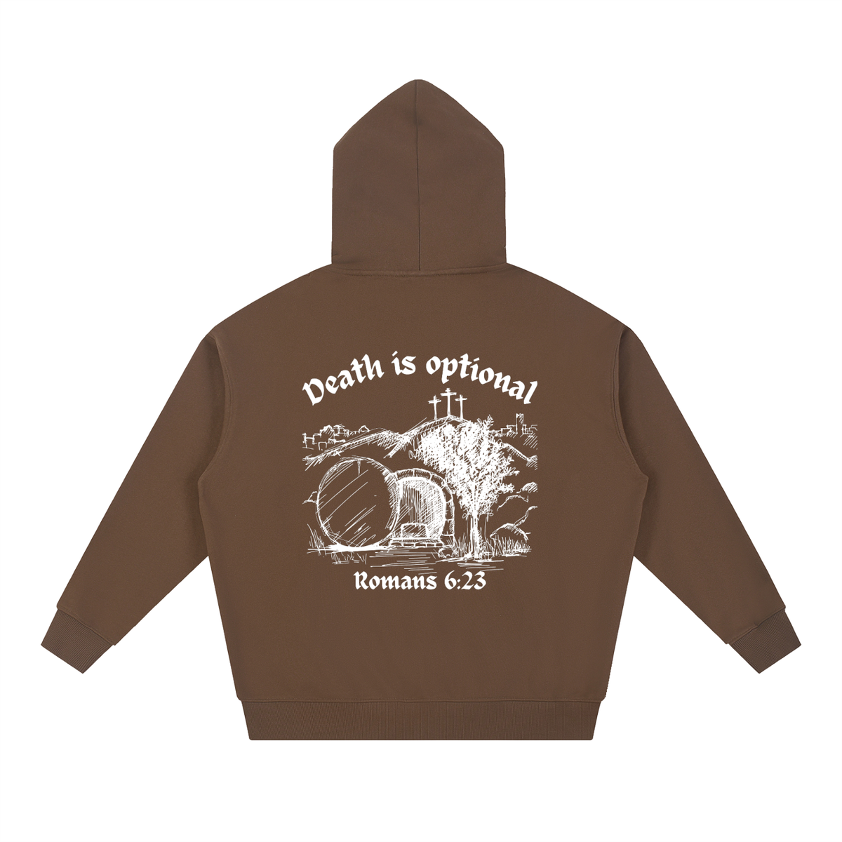 'Death is Optional' Heavyweight Hoodie