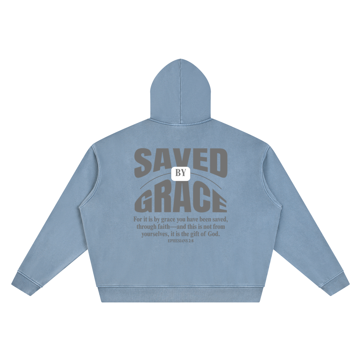 'Saved by Grace' Boxy Fit Hoodie