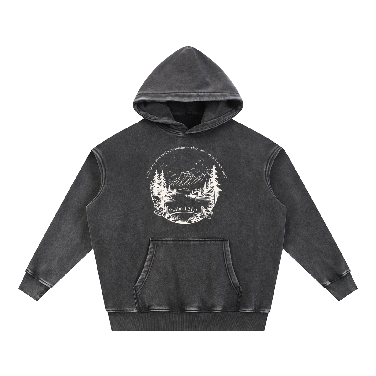 'Psalm 121' Christian Faith Hoodie | I Lift My Eyes